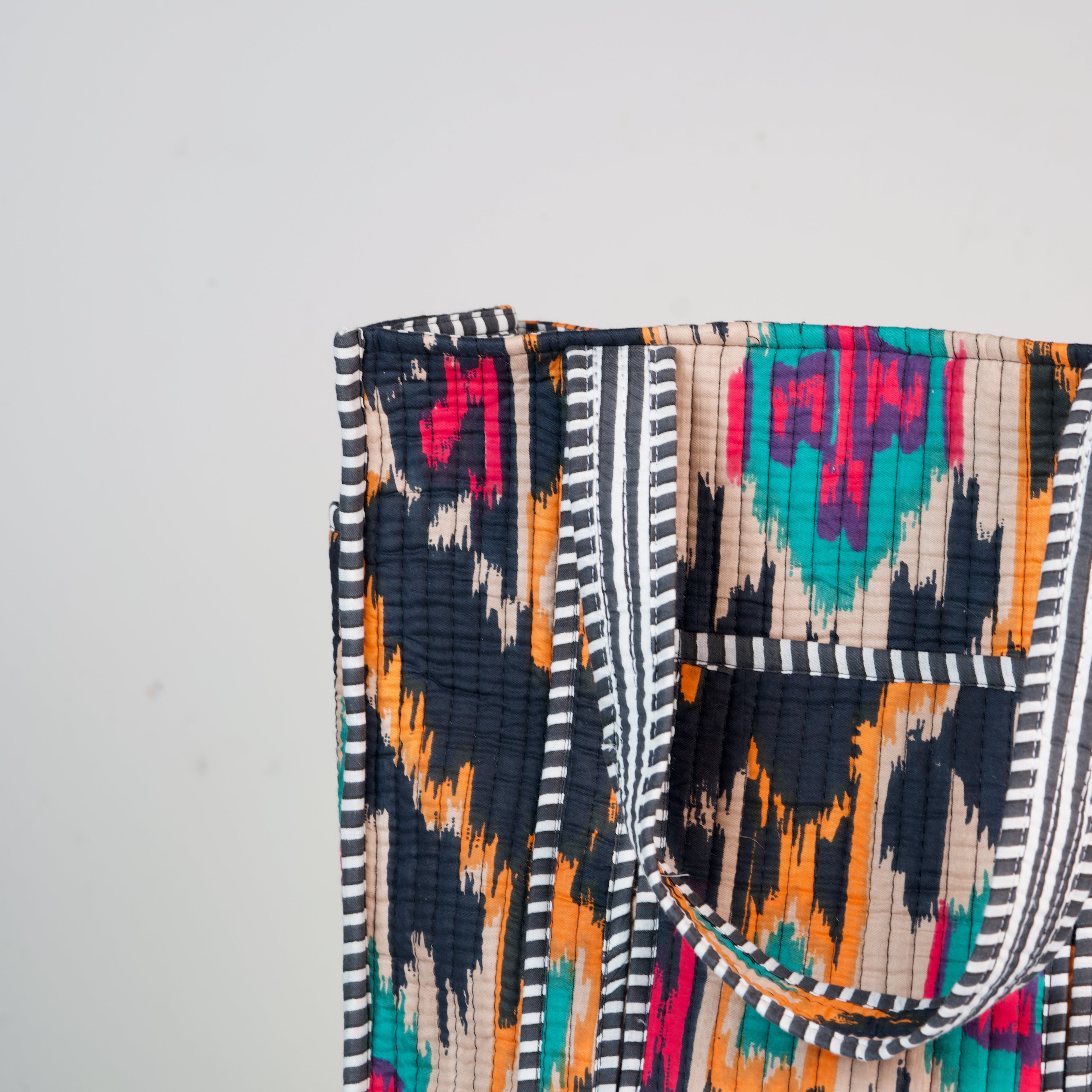 Black Aztec Tote Bag