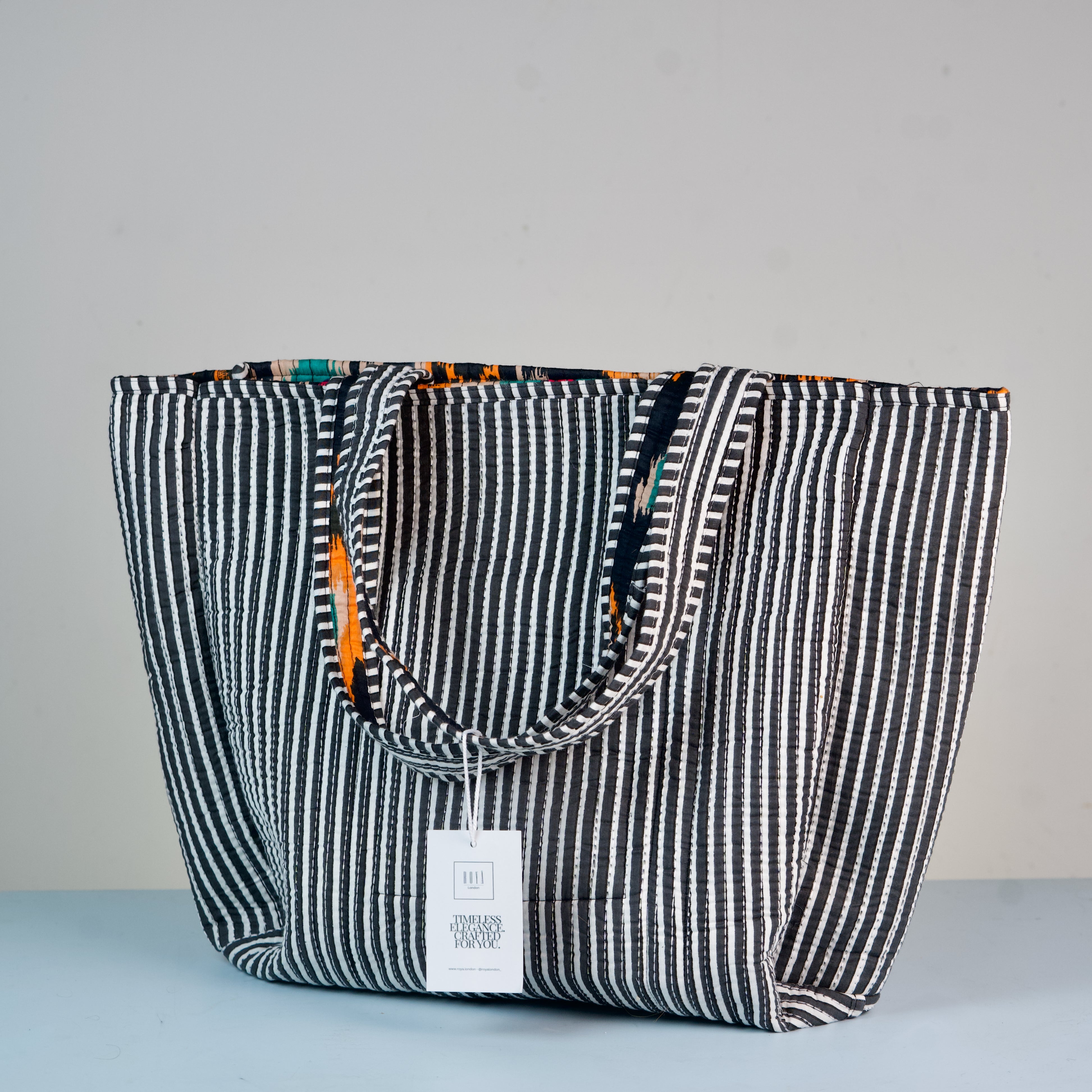 Black Aztec Tote Bag