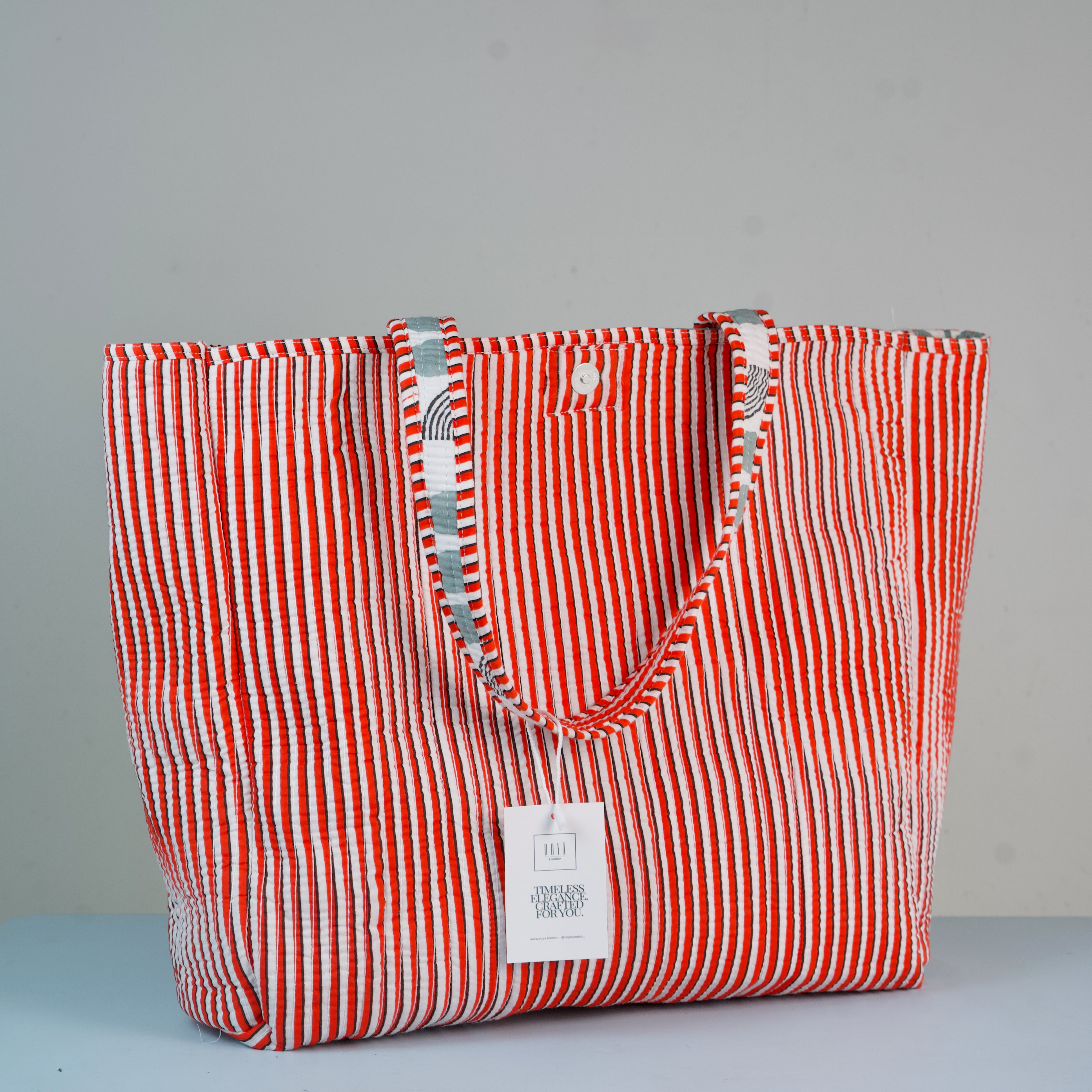 Peace & Grey Tote Bag