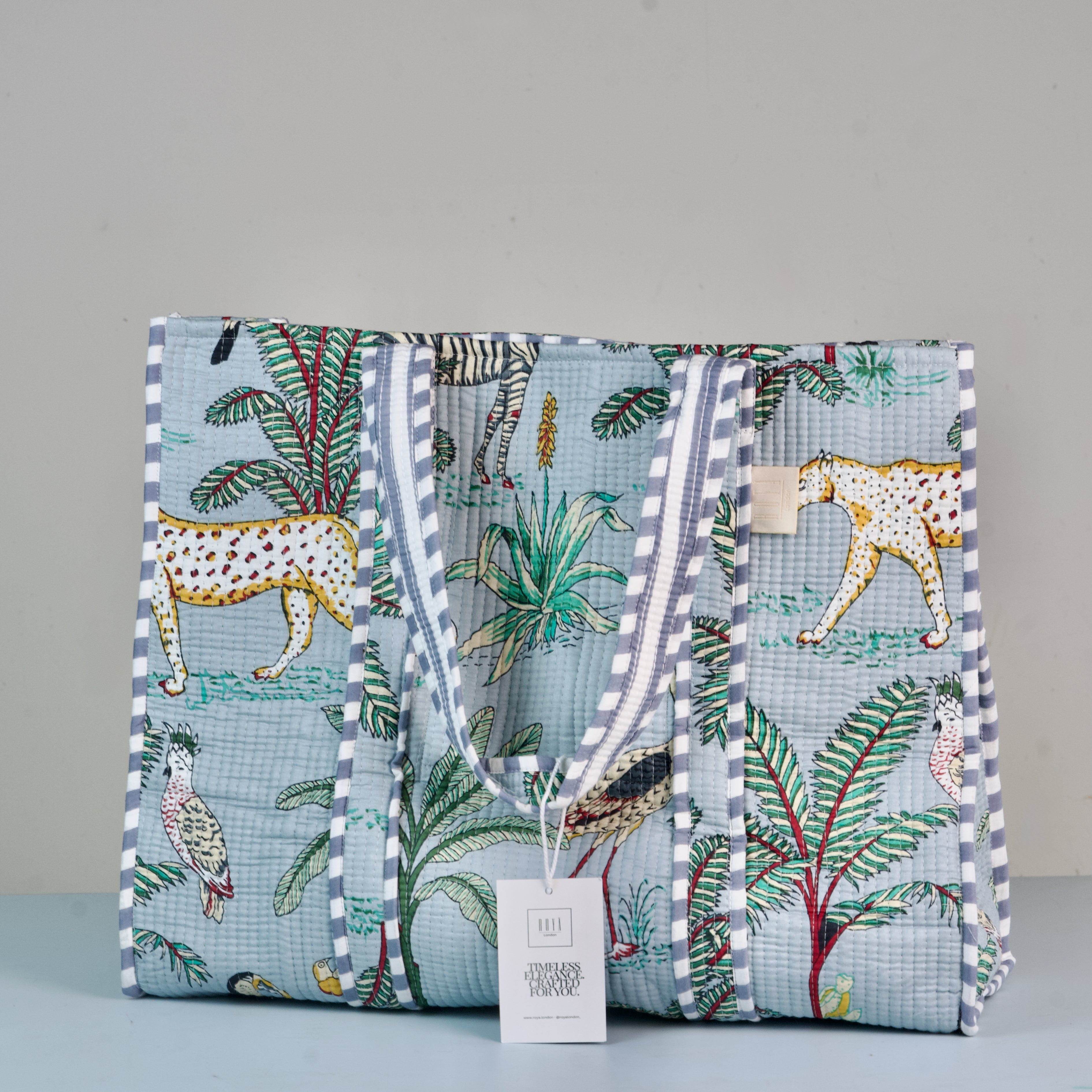 Yala Safari Lilac Tote Bag