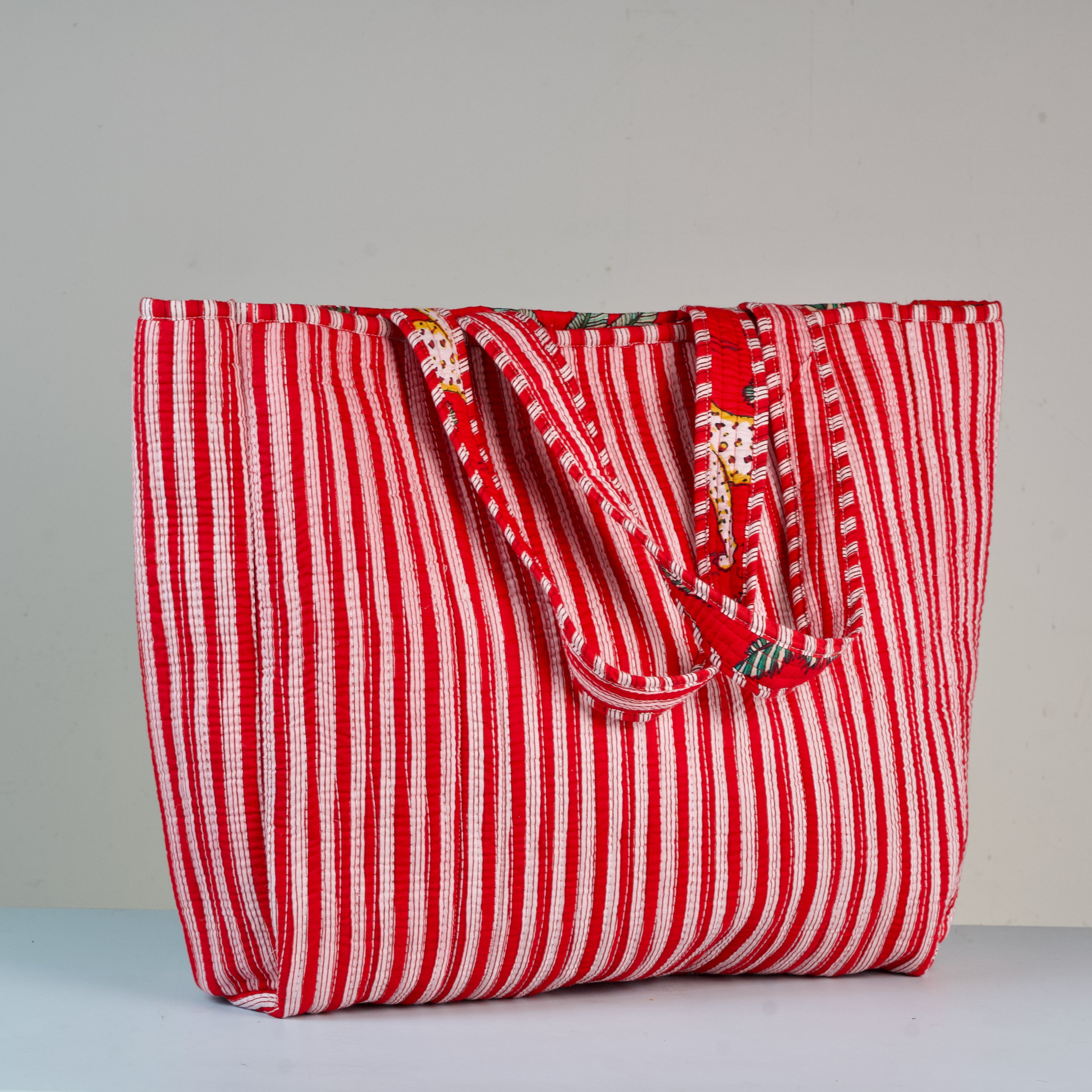 Yala Safari Red Tote Bag