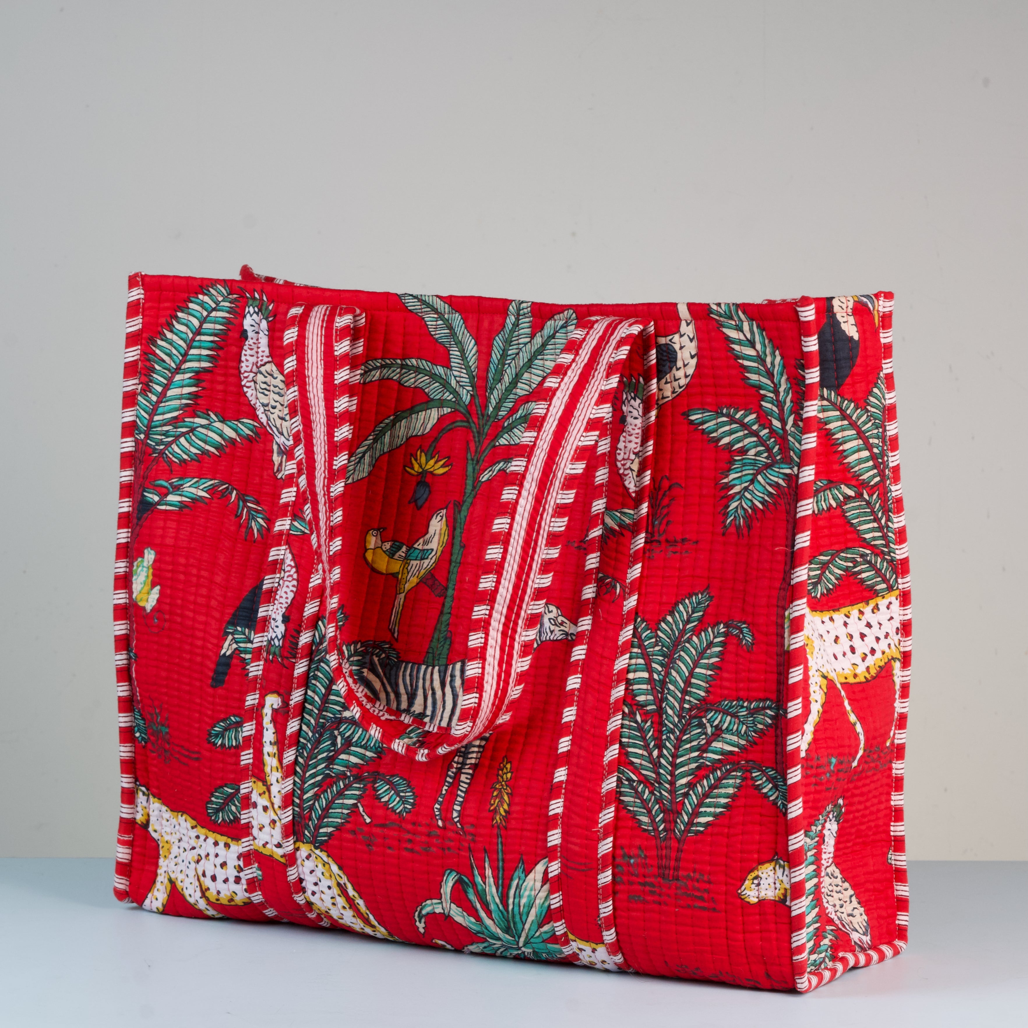 Yala Safari Red Tote Bag