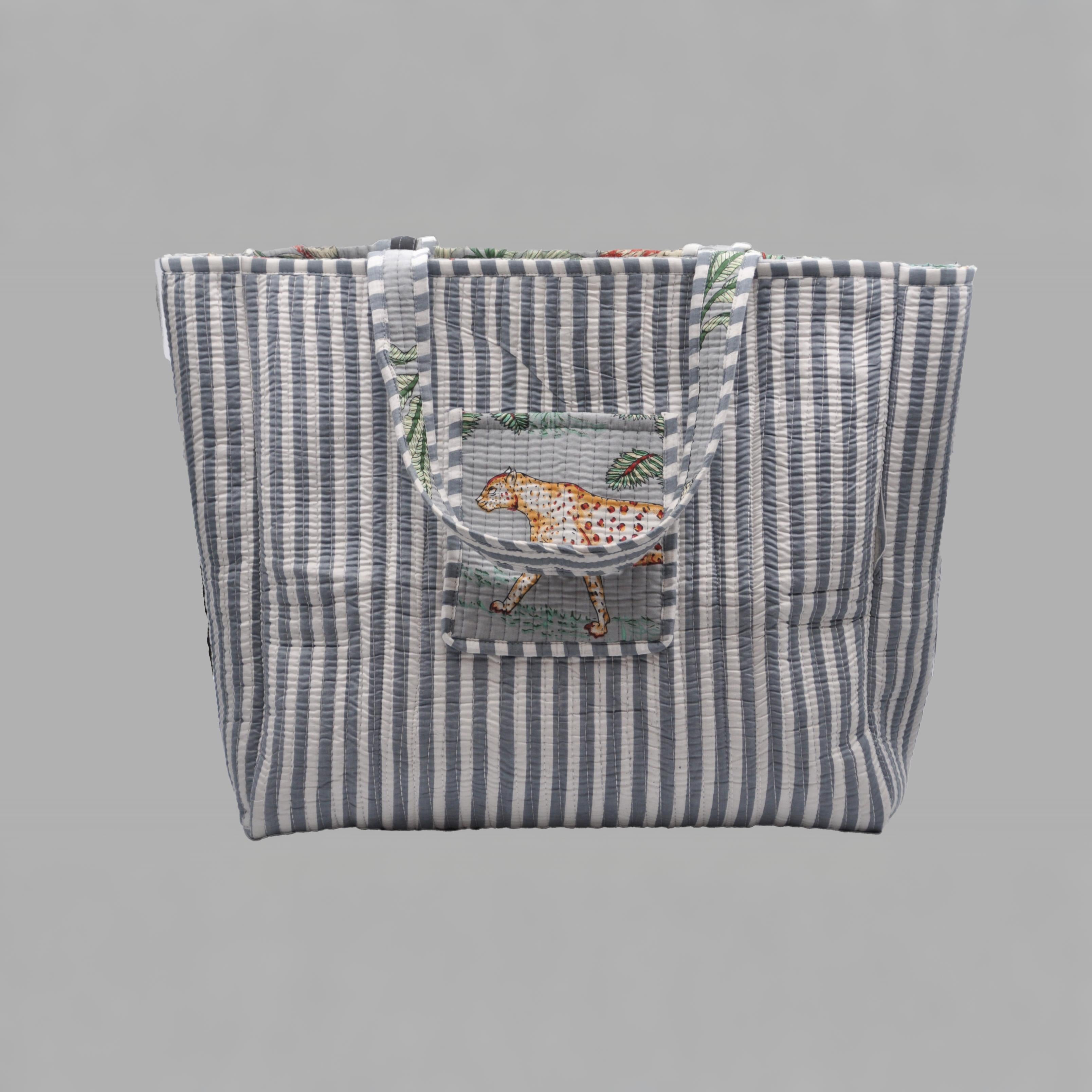 Yala Safari Lilac Tote Bag